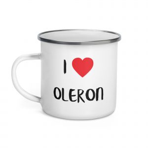 Mug émaillé I Love Oléron