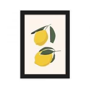 Poster Encadré “Citron”