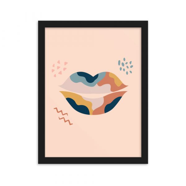 Poster Encadré "Kiss" – Image 2