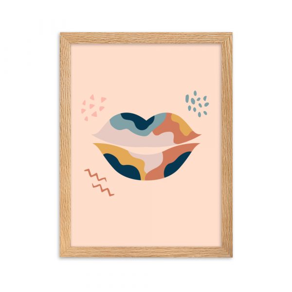 Poster Encadré "Kiss" – Image 3