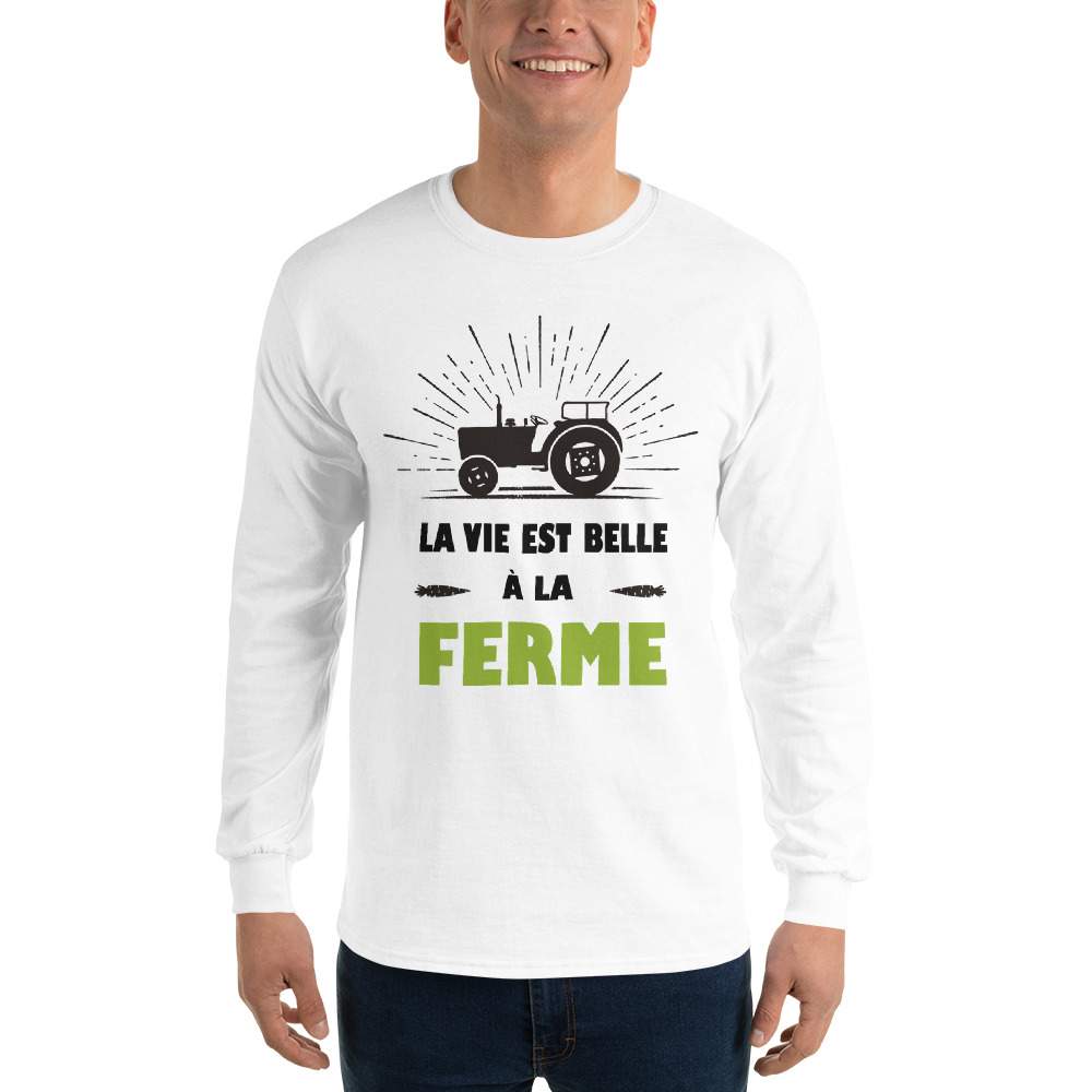 T-shirt à manches longues "La vie ..."