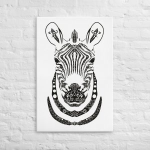 Toile Déco "Zèbre"