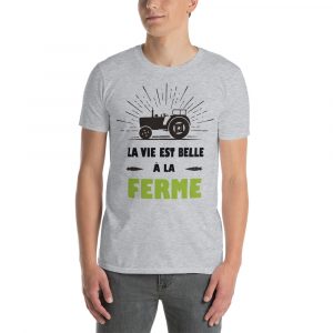 T-shirt La vie est belle à la ferme