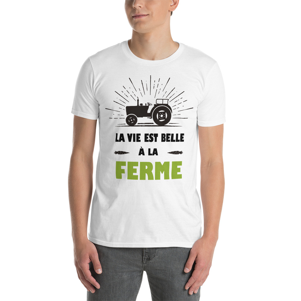 T-shirt La vie est belle à la ferme – Image 4