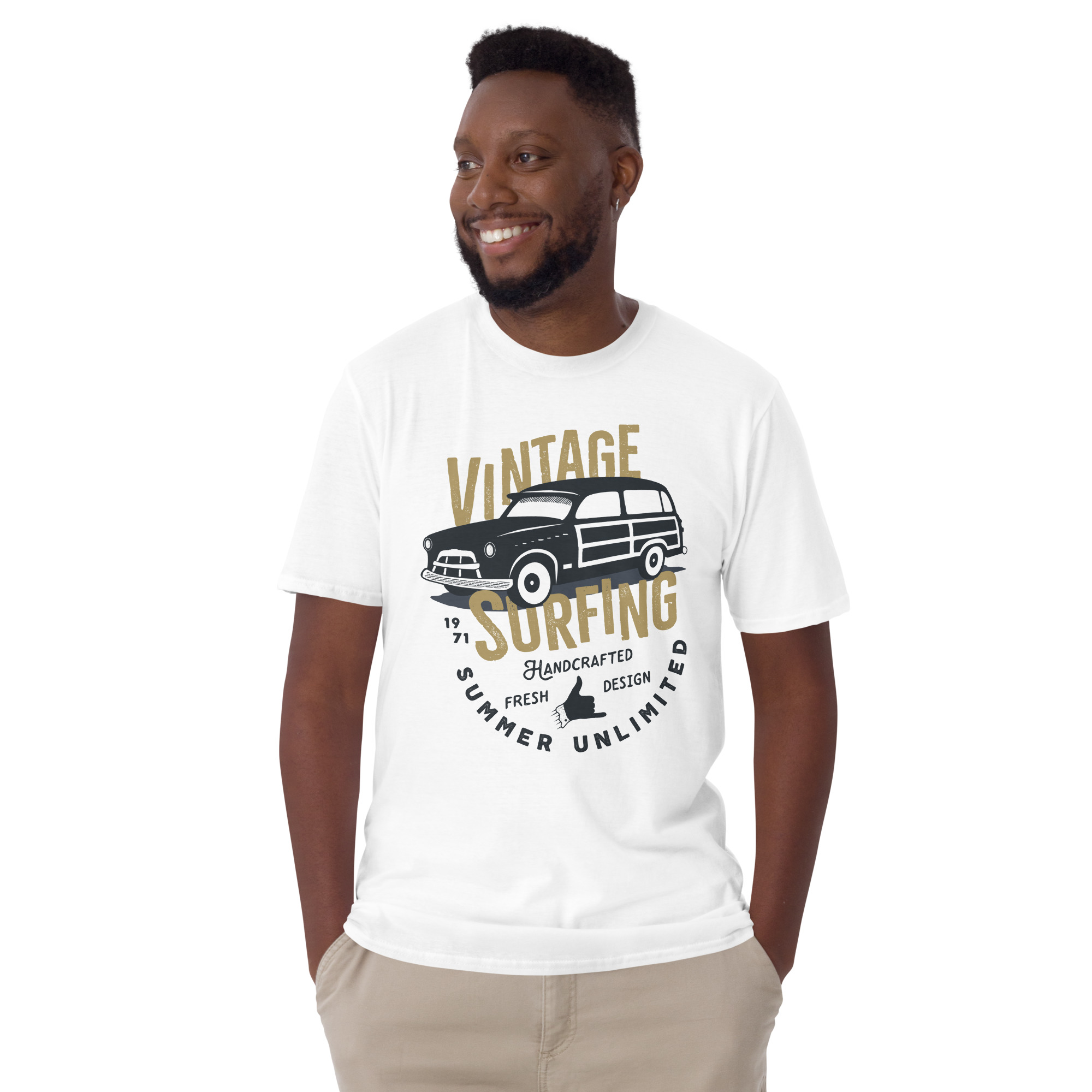 T-shirt Unisexe Vintage Surfing