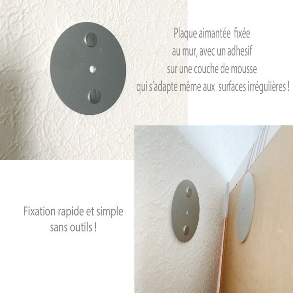 Toile personnalisée 3 photos, accrochage simple et rapide sans perçage – Image 3